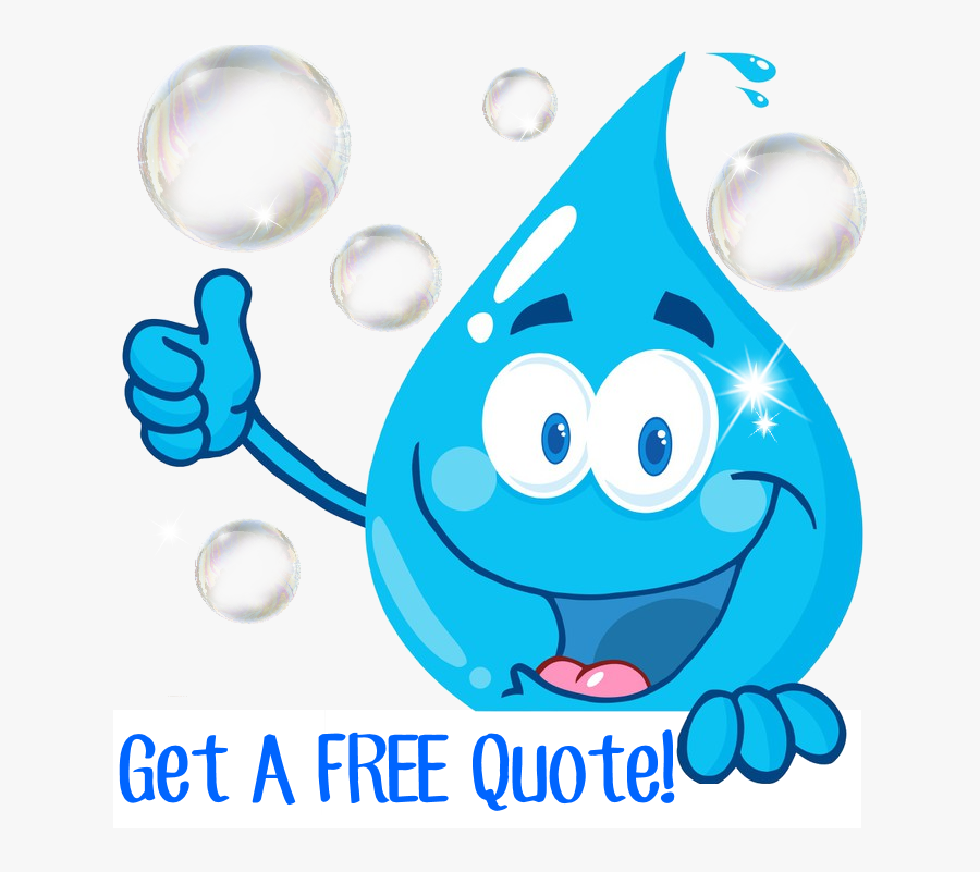 Cartoon Transparent Background Water Drop, Transparent Clipart