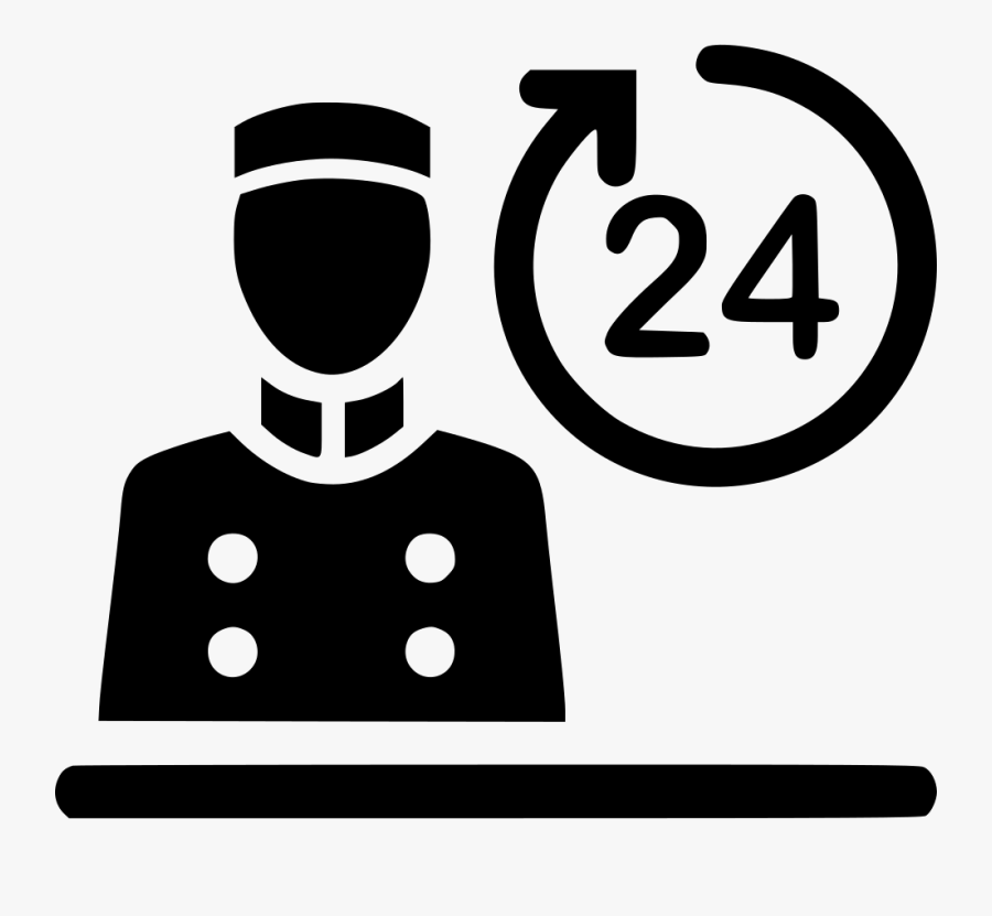Clip And White,games - Security Guard Icon Png, Transparent Clipart