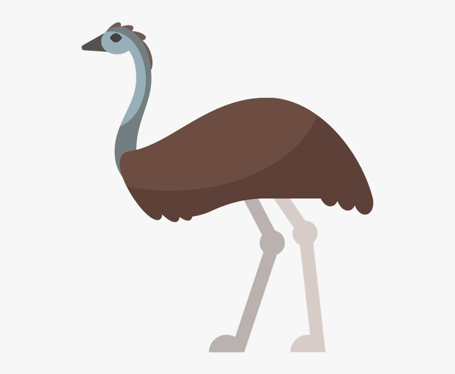 Emu Cartoon Australian Animals, Transparent Clipart