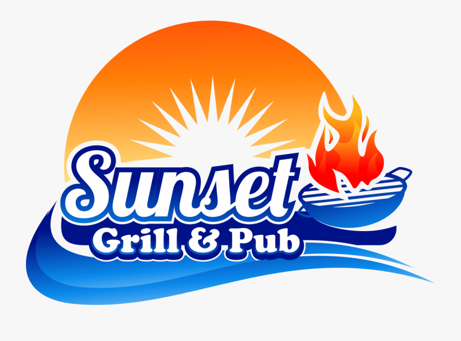 Sunset Grill & Pub, Transparent Clipart