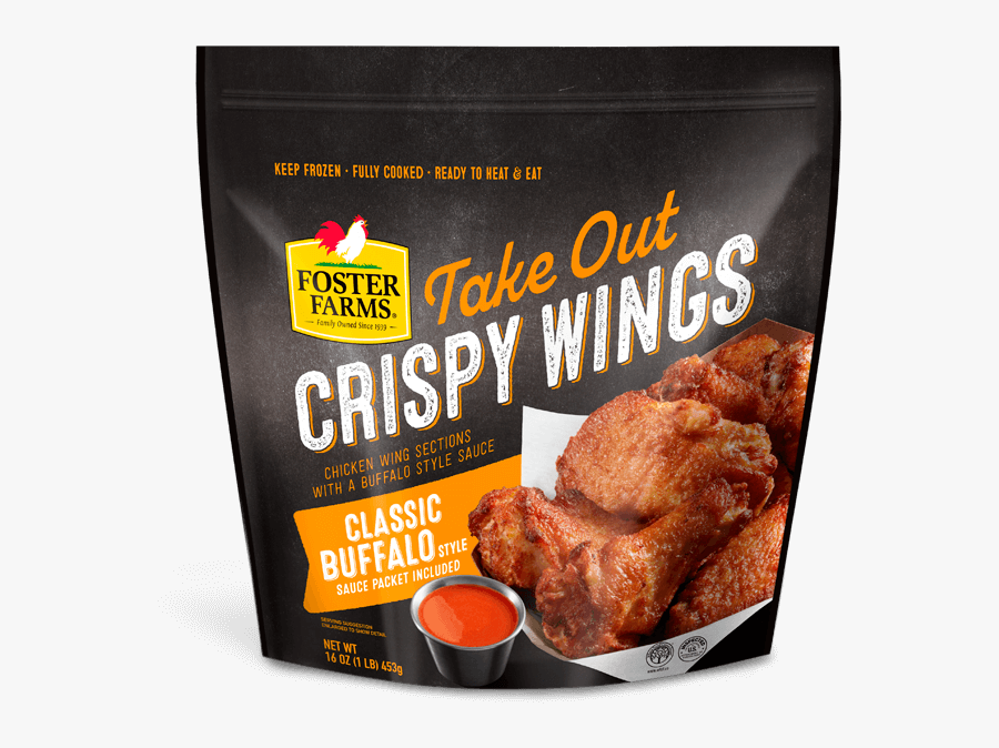 Classic Buffalo Crispy Wings - Foster Farms Bowl, Transparent Clipart