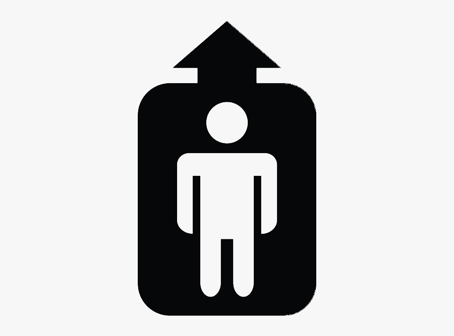 Elevator Going Up Icon, Transparent Clipart