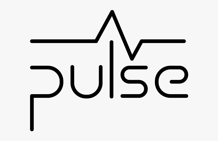 Pulse Publishing Logo V1 Black - Line Art, Transparent Clipart