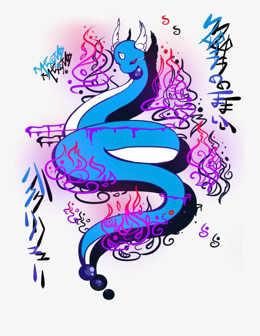 Dragonair Used Dragon Dance By Aether108 - Illustration, Transparent Clipart