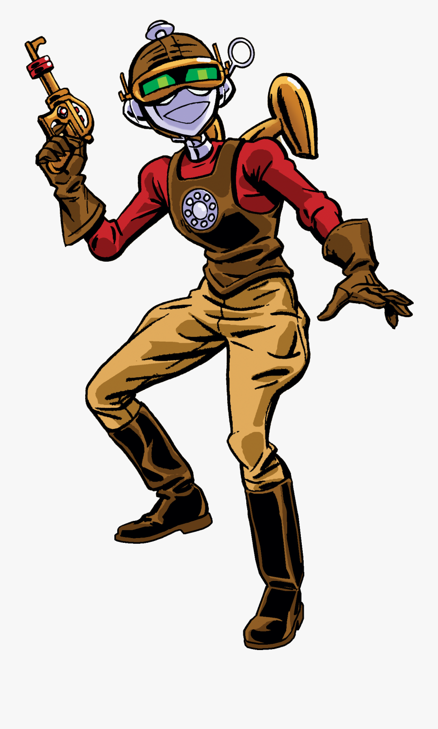 Connie As Buck Rogers - Cartoon, Transparent Clipart