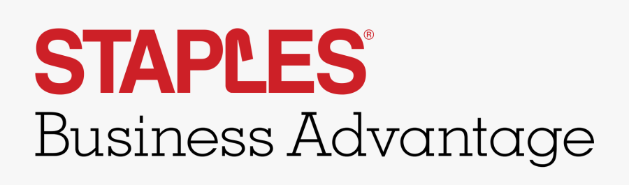 Staples Business Advantage Logo, Transparent Clipart
