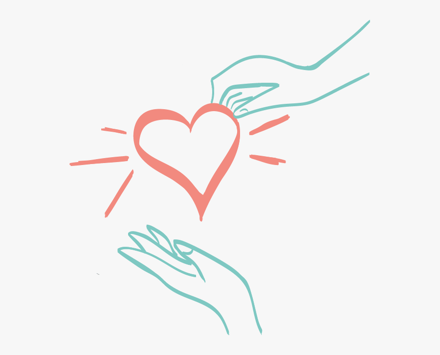 Heart Hand Icon - Heart, Transparent Clipart