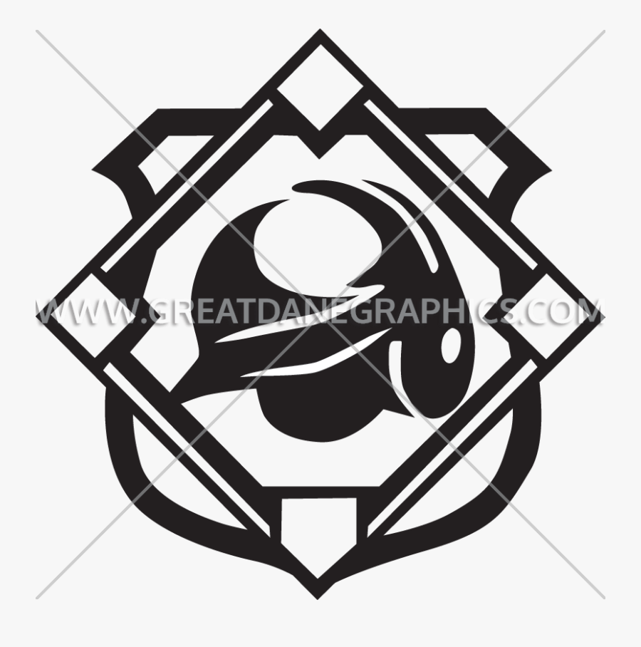 Baseball Crest, Transparent Clipart