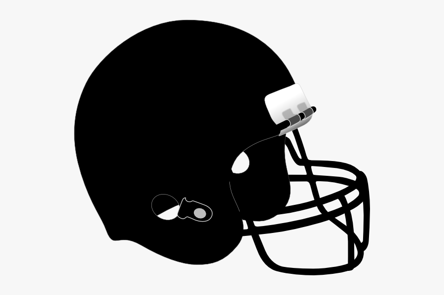 Black Football Helmet Png-, Transparent Clipart