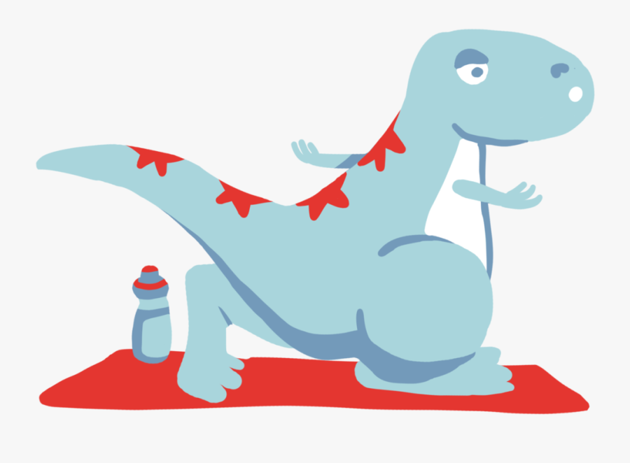Yoga Rex, Transparent Clipart