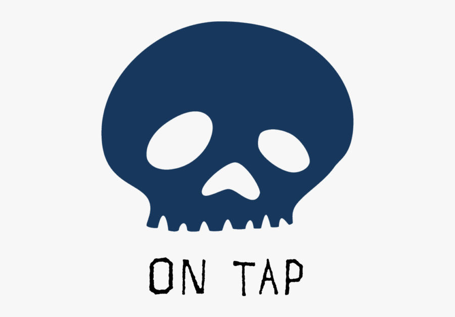 Spring House Taproom Draft List - Skull, Transparent Clipart