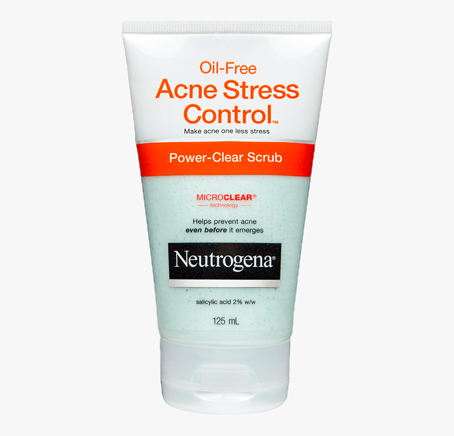 Neutrogena Acne Stress Control Scrub 125ml, Transparent Clipart