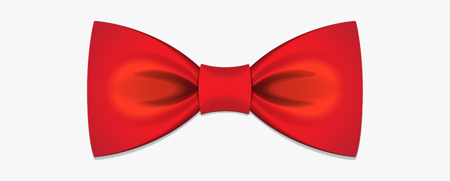 Bow Tie T-shirt Necktie Red Ribbon - Red Bow Tiw Transparent Background, Transparent Clipart