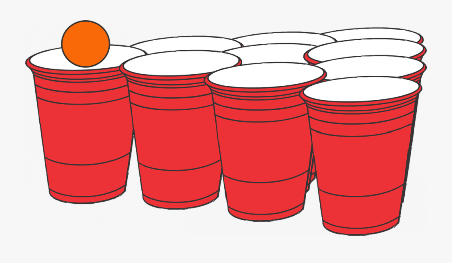 Slap Cup - Beer Pong Vector Png, Transparent Clipart