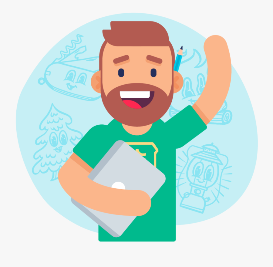 Slaptastick Website Illos Homepage How It Works 01 - Illustration, Transparent Clipart