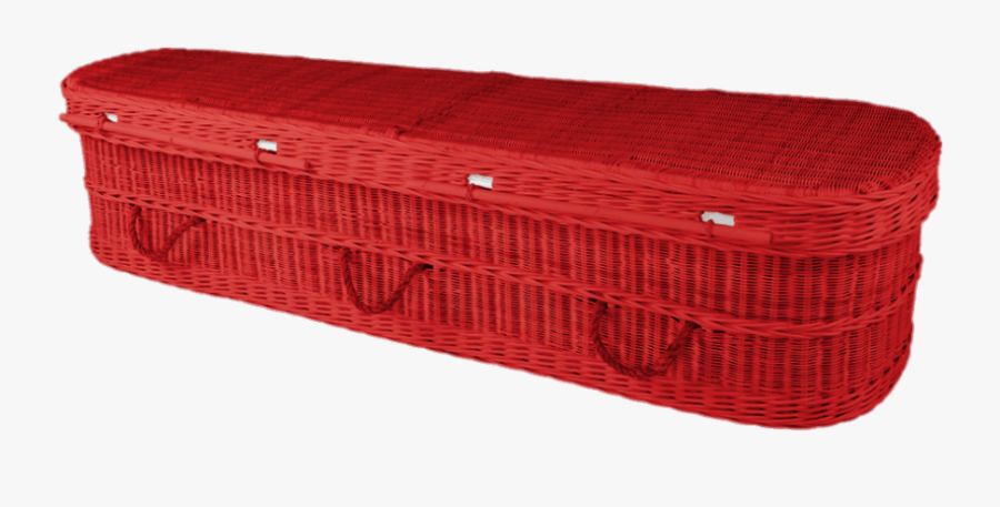 Red Wicker Coffin - Ataud De Terciopelo Rojo, Transparent Clipart