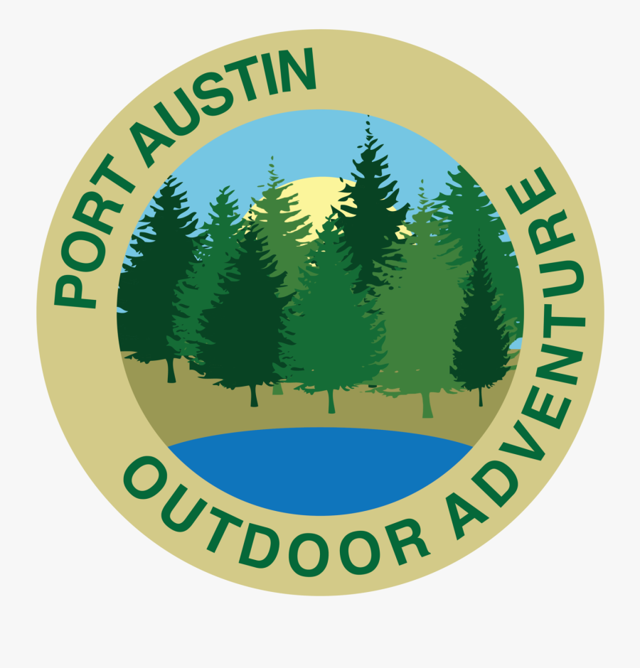 Geocaching Port Austin Outdoor - Pine Tree Silhouette, Transparent Clipart