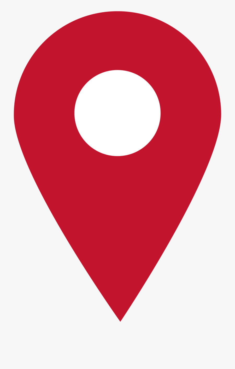 Gps Point - Red Marker Svg, Transparent Clipart