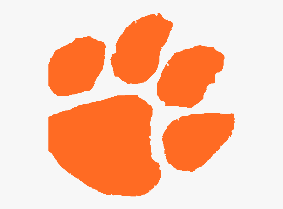 Clemson Tiger Paw , Transparent Cartoons - Transparent Clemson Tiger Logo, Transparent Clipart