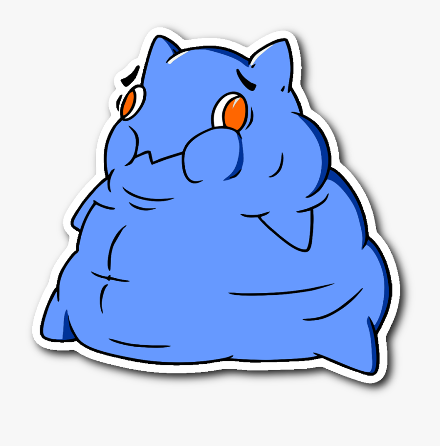 Graves Disease Monster Sticker, Transparent Clipart