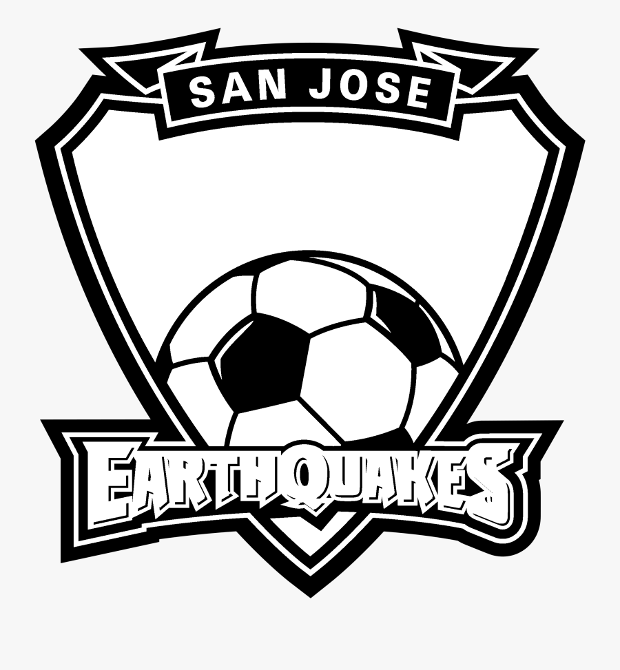 Earthquakes Logo Black And White - San Jose Earthquakes Logo Black And White, Transparent Clipart
