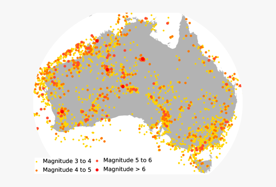 Earthquakes In Australia - Circle, Transparent Clipart