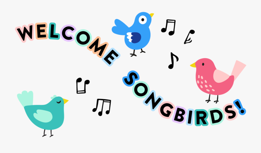 Welcome Songbirds, Transparent Clipart