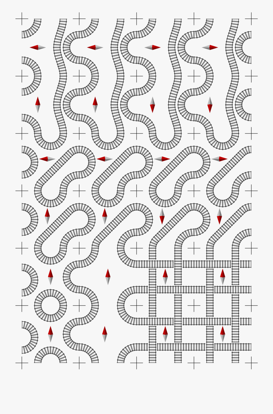 Railroad Board Big Image - Motif, Transparent Clipart