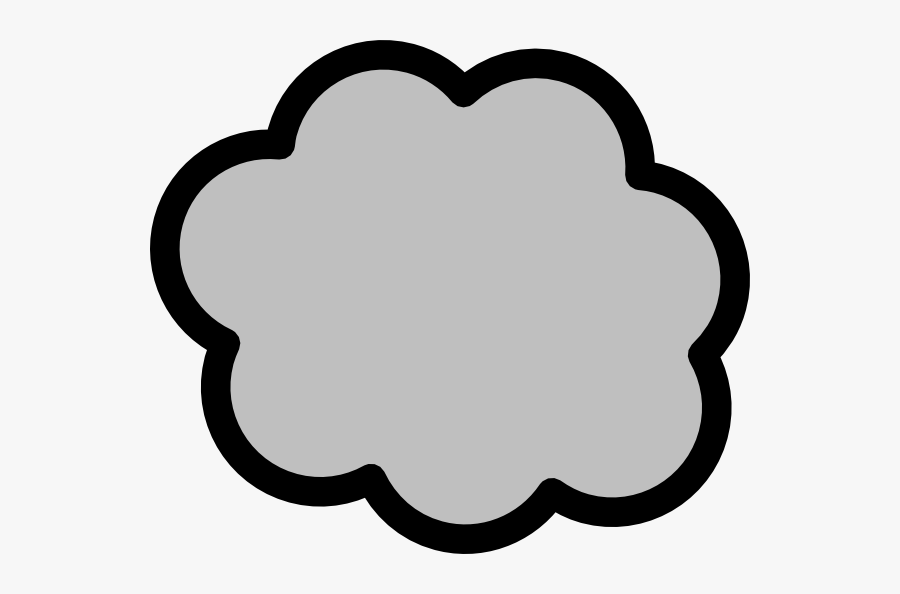 Greycloud Clip Art At - Cloud Clip Art, Transparent Clipart