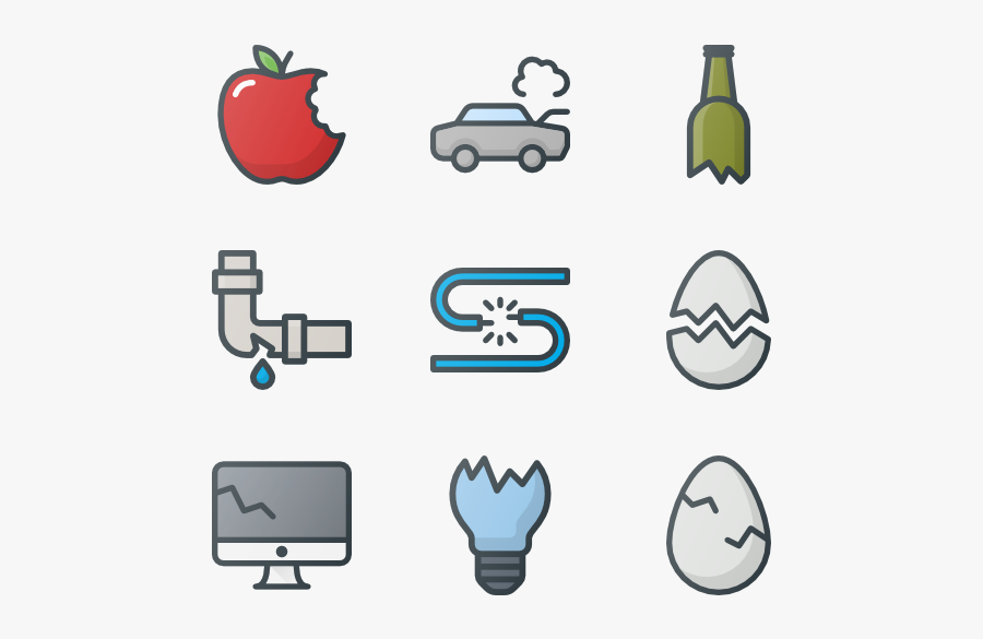 Broken, Transparent Clipart