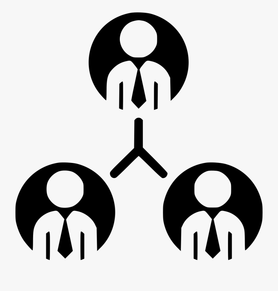 Boss Direct Employees Man - Organization Chart Icon, Transparent Clipart
