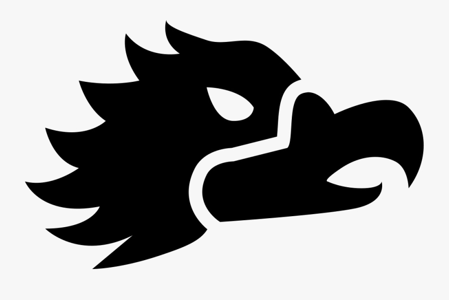 Black And White,clip Art,logo,graphics - Mexican Eagle Icon, Transparent Clipart