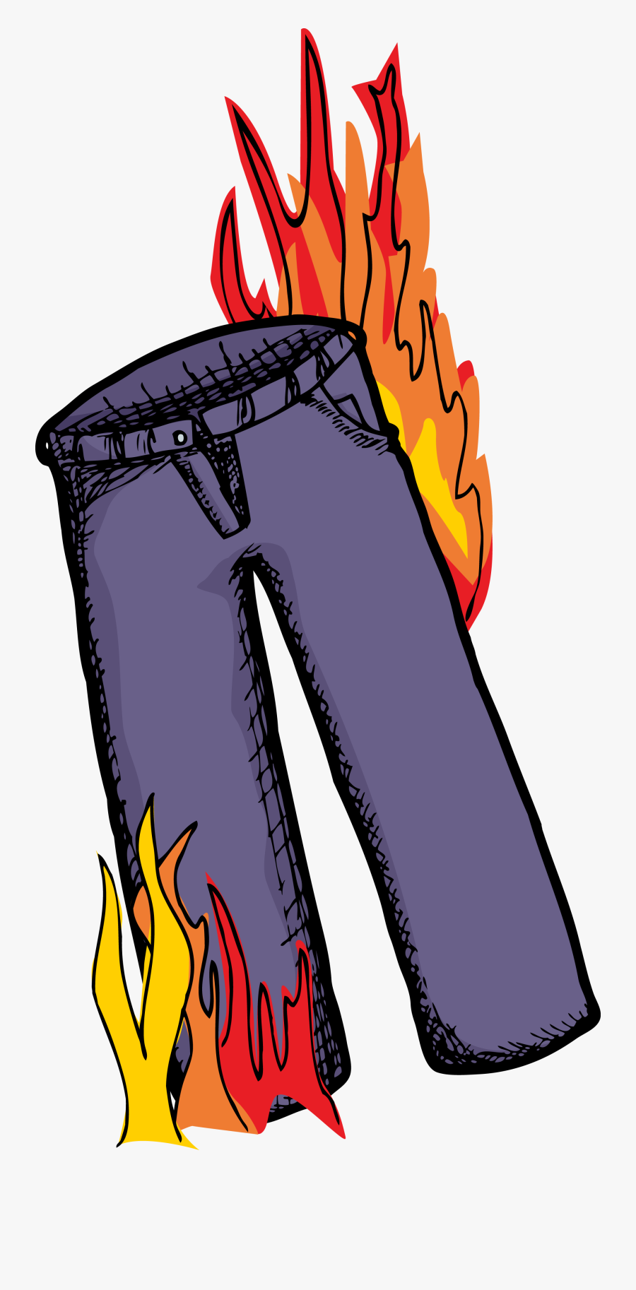 Pants On Fire, Transparent Clipart