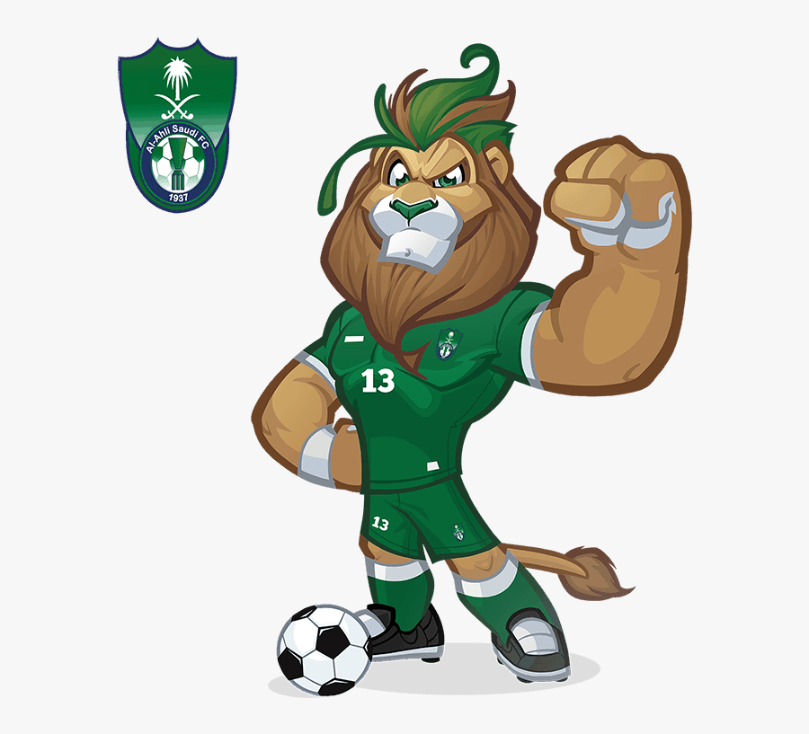 Al-ahli Saudi Fc Mascot Design - Al Ahli Saudi Fc Mascot, Transparent Clipart