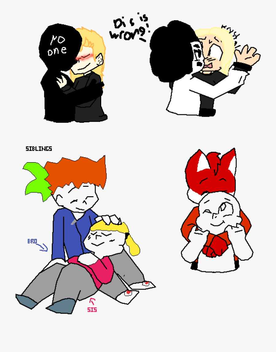 Siblings In Da Left Bottem Clipart , Png Download - Cartoon, Transparent Clipart