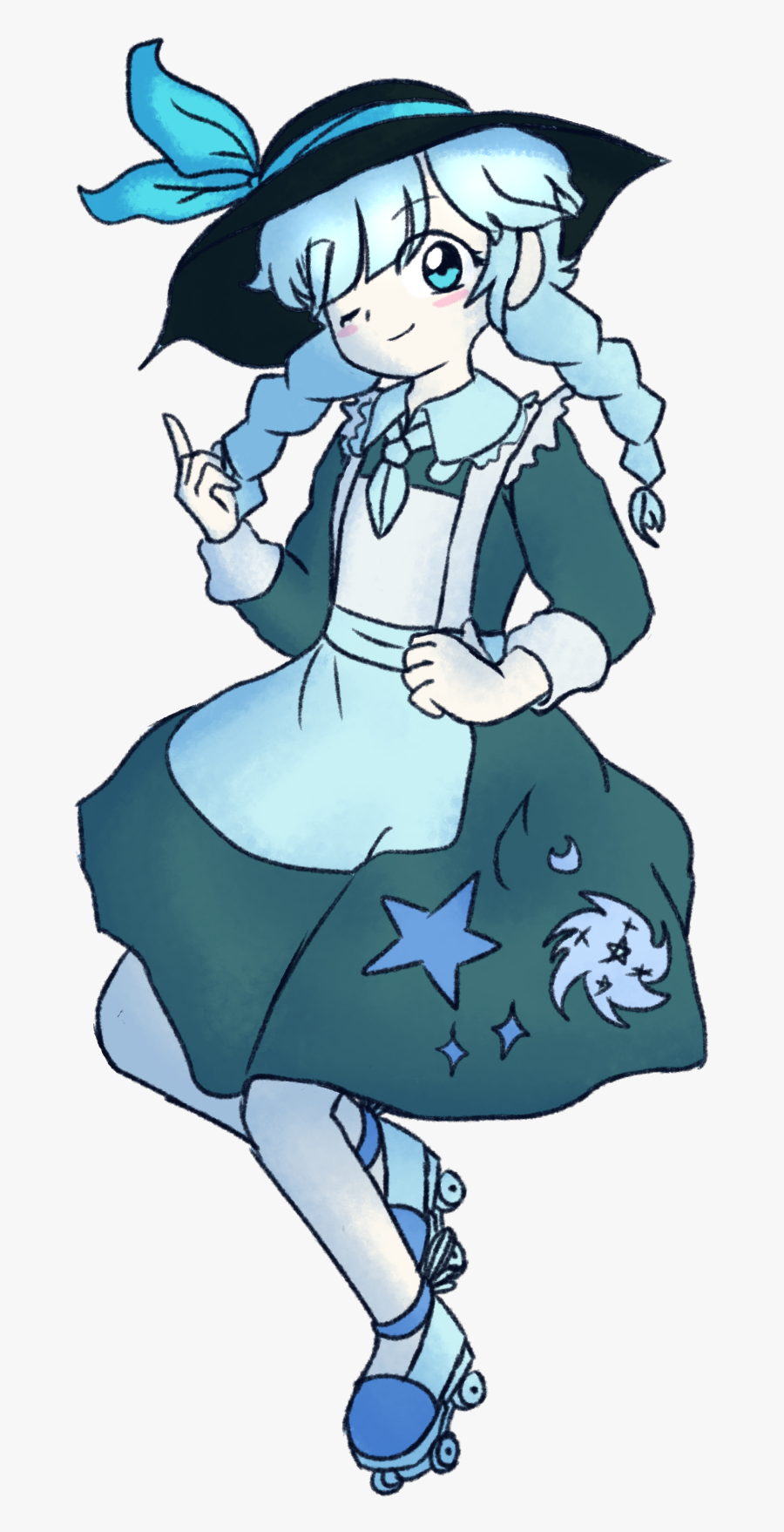 Waitress Of The Stars - Cartoon, Transparent Clipart