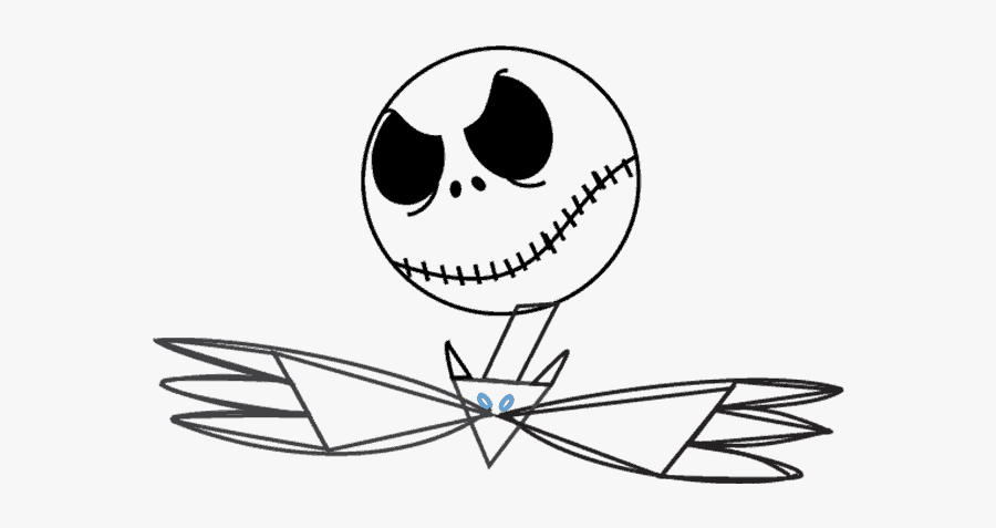 Download Jack Drawing Bow Tie - Jack Skellington Line Art , Free ...