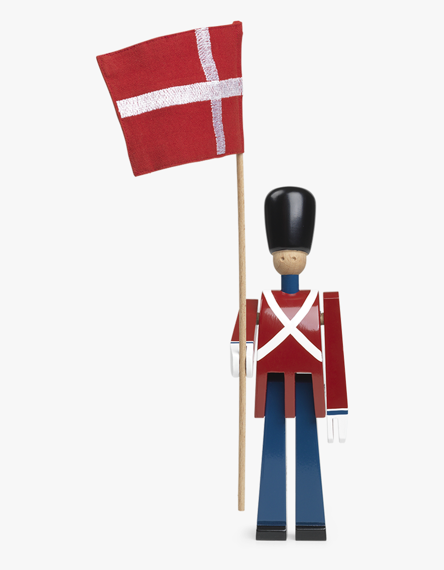 Standard Bearer Small Red Blue White - Kay Bojesen Figurer, Transparent Clipart