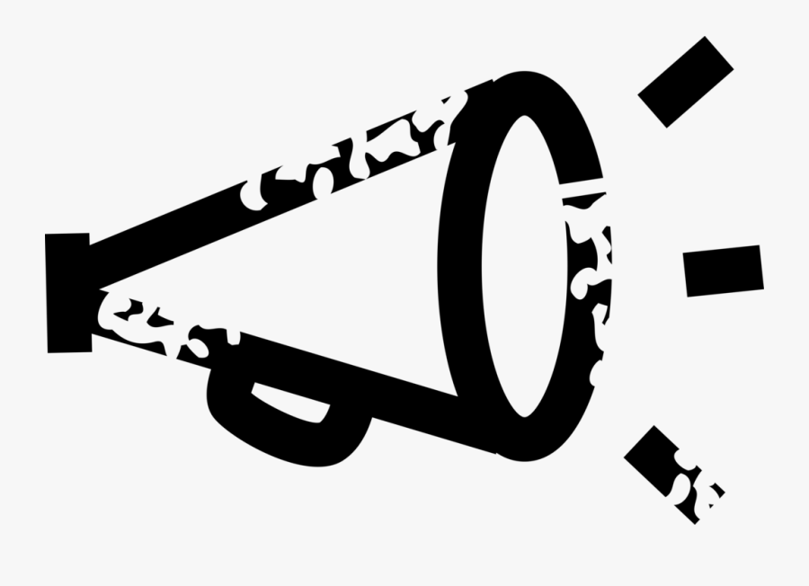 Vector Illustration Of Megaphone Or Bullhorn To Amplify, Transparent Clipart