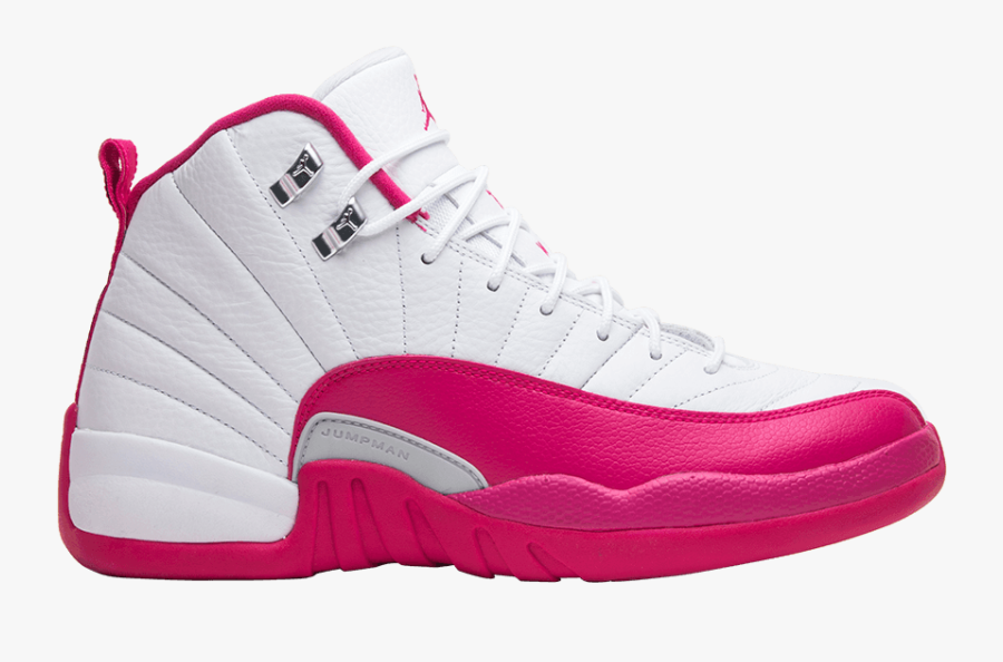 Jordan 12 Pink, Transparent Clipart