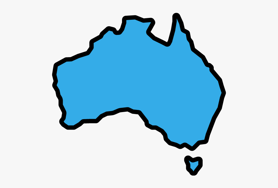 Australia Map Landscape Hd, Transparent Clipart