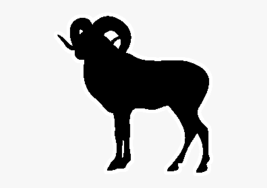 Goat Priangan Sheep Vector Graphics Bighorn Sheep Clip - Bighorn Sheep Silhouette Png, Transparent Clipart