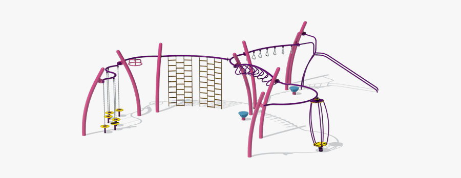 Pink Active Playground Set - Playground, Transparent Clipart