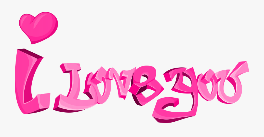 I Love You Png Transparent Clip Artu200b Gallery Yopriceville - Love You Clip Art Png, Transparent Clipart
