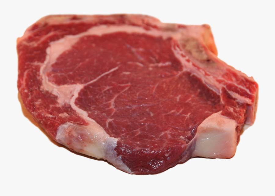 Raw Foodism Raw Meat Steak Beef - Raw Ribeye Transparent Background, Transparent Clipart