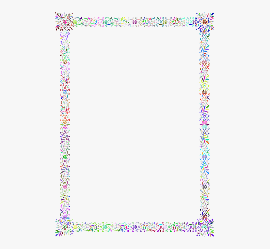 Picture Frame,rectangle,paper - Border Paper Printable, Transparent Clipart