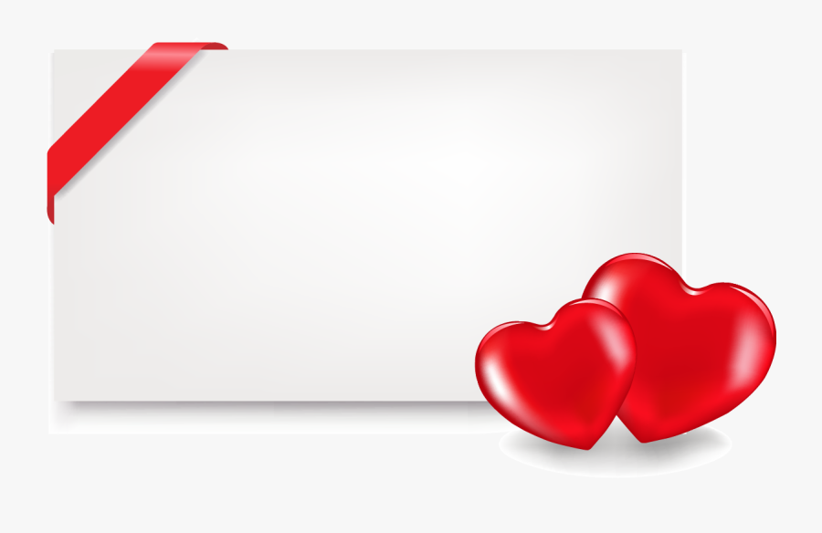 Transparent Heart Ribbon Png - Heart, Transparent Clipart
