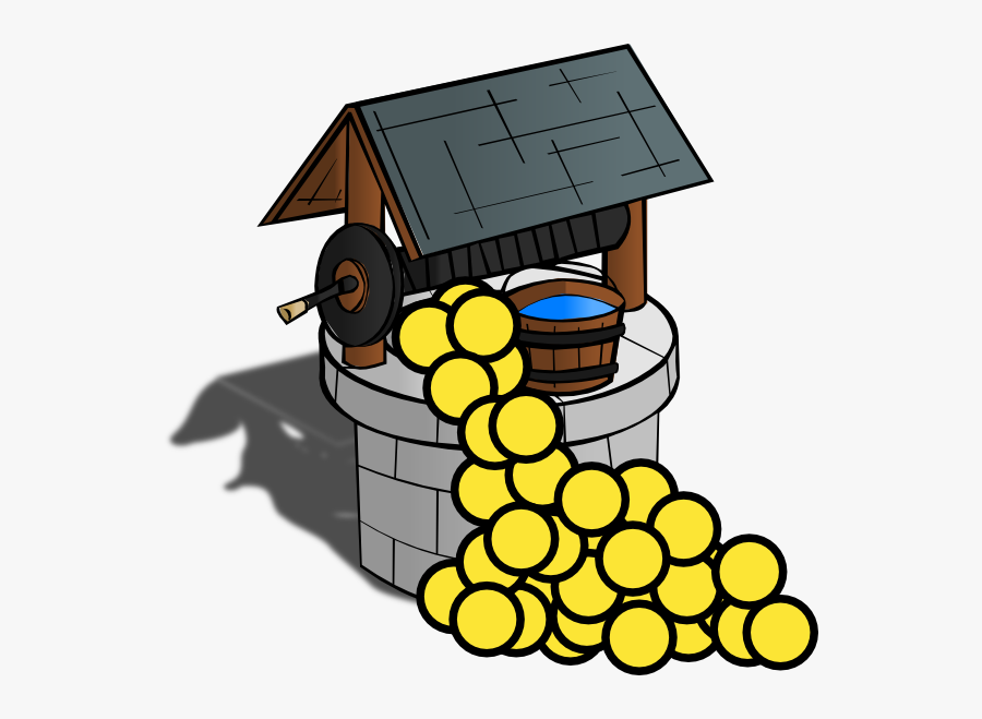 Stone Is Dropped Down A Well, Transparent Clipart