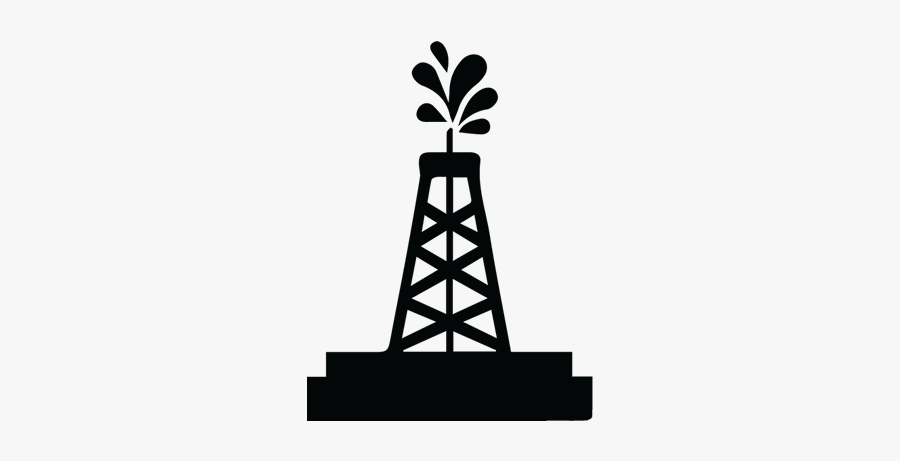 Onshore Oil And Gas Icons, Transparent Clipart