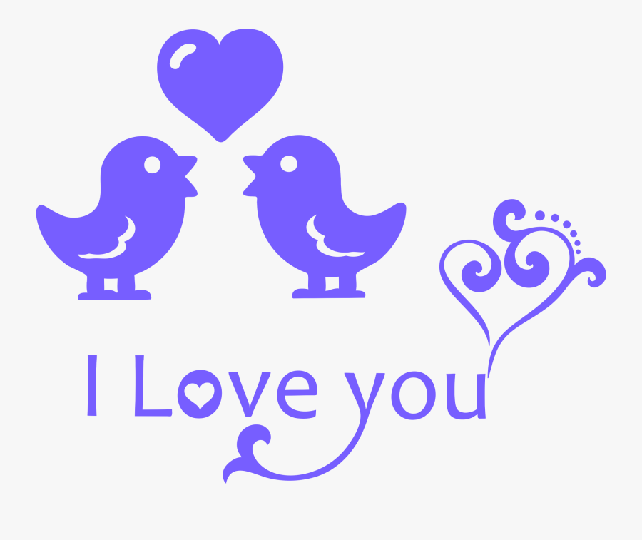 I Love You Typography Icons Png - Love U In Png, Transparent Clipart